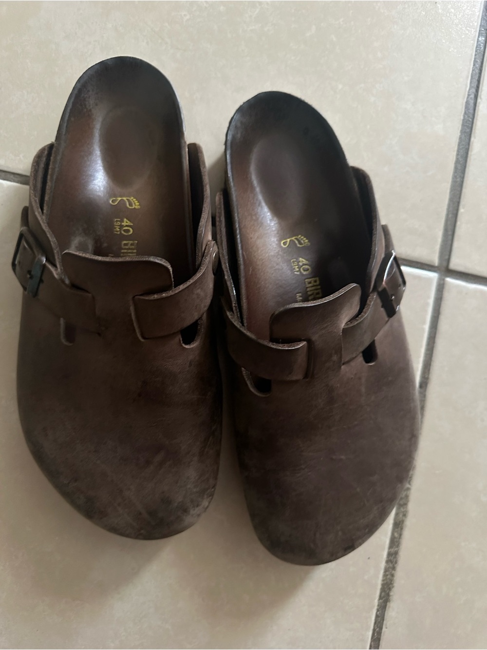 Birkenstocks Boston size 40 as is - Picture 1 of 5